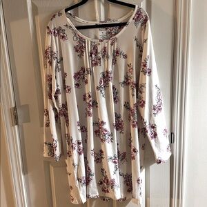 XXL NWT! Croft & Barrow long sleeve night shirt